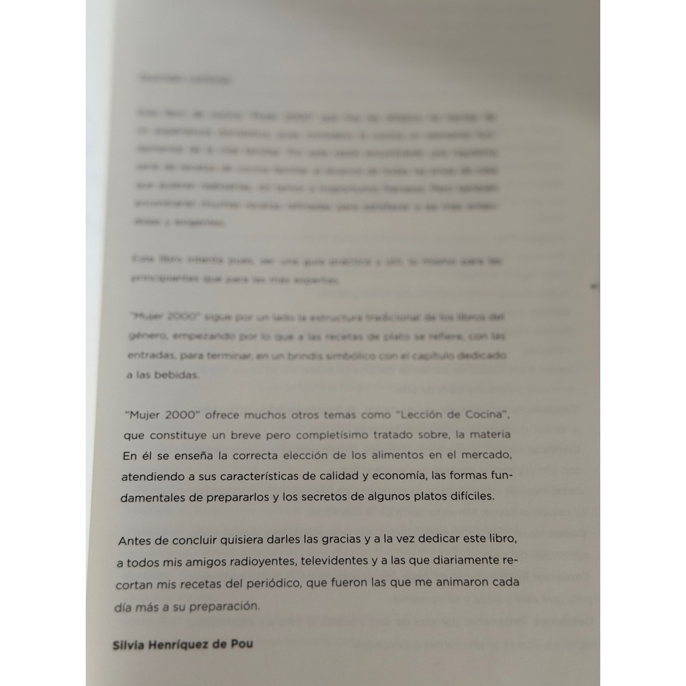 Silvia H De Pou Mujer 2000 Recetas de Cocina Tomo I Spanish Dominican Cookbook - Picture 8 of 14
